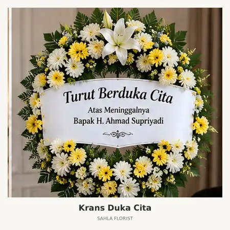 Krans Bunga Duka Merr Surabaya